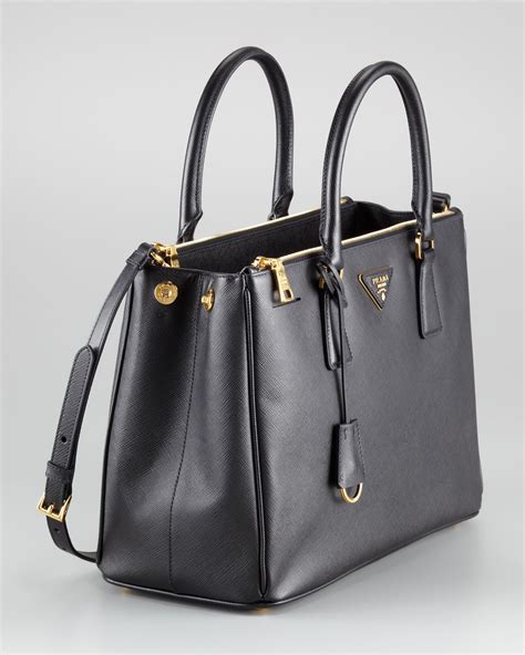 prada black saffiano tote|Prada saffiano cuir leather tote.